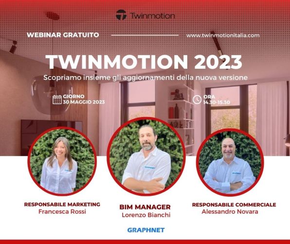 Webinar Gratuito Twinmotion 2023